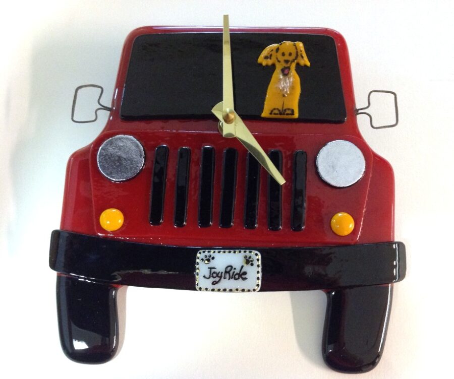 Jeep Wall Clock- Red "Joy Ride"