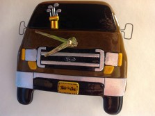 Ford Truck Wall Clock- with Golf Clubs